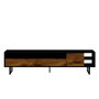 Hanah Home Soporte de TV Luga Negro y Roble